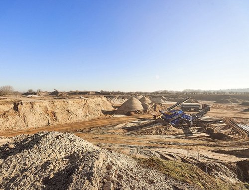 Balzersen – Leistung Kies – Darstellung Kieswerk